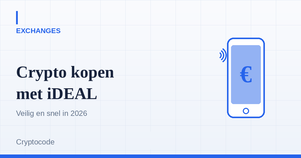Artikelafbeelding voor: Crypto kopen met iDEAL in 2026: zo doe je het veilig en snel