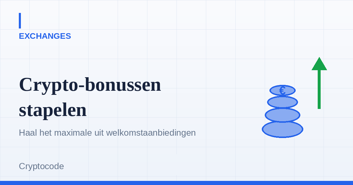 Artikelafbeelding voor: Crypto-welkomstbonussen stapelen in 2026: zo haal je het maximale eruit