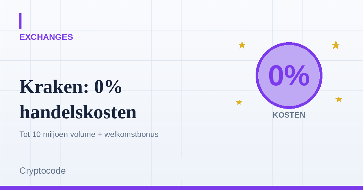Artikelafbeelding voor: Kraken-welkomstbonus 2026: claim je bonus + 500 INK-punten