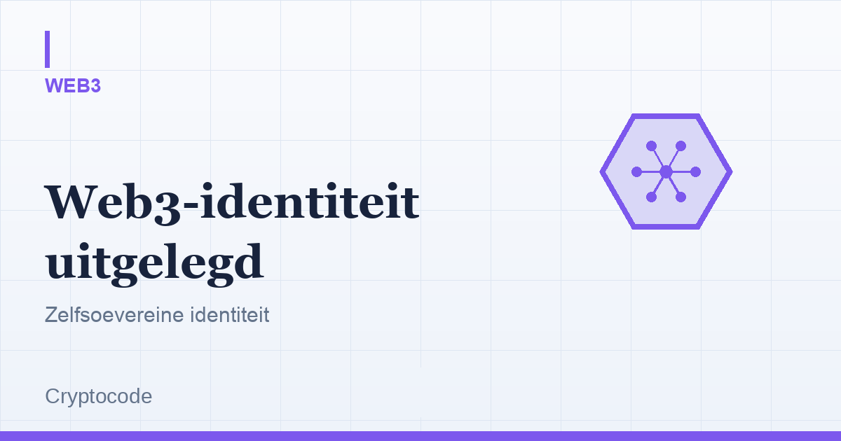 Artikelafbeelding voor: Web3-identiteit: wat zelfsoevereine identiteit echt betekent